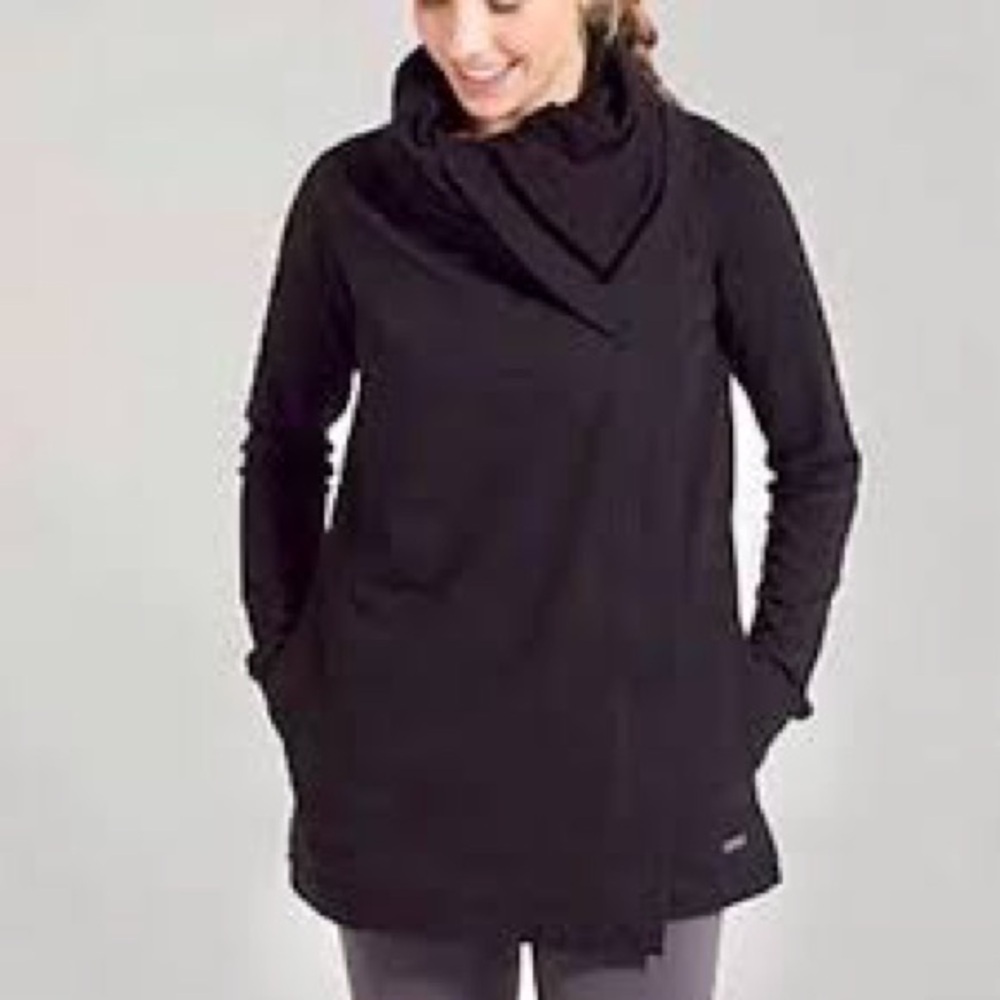 Lululemon Savasana Wrap Asymmetrical Snap Jacket Sz 6